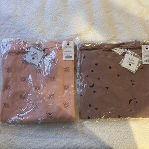 Girls Kate Quinn Tween relaxed puff long sleeved shirts LOT of 2 size 13/14Y